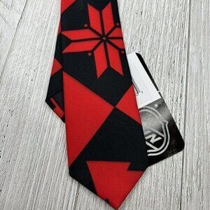 NHL Detroit Red Wings Necktie Official Licensed Product‎ Red Black NWT 55"